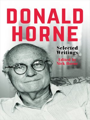 cover image of Donald Horne